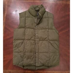 Lands’ End Quilted Down Vest S